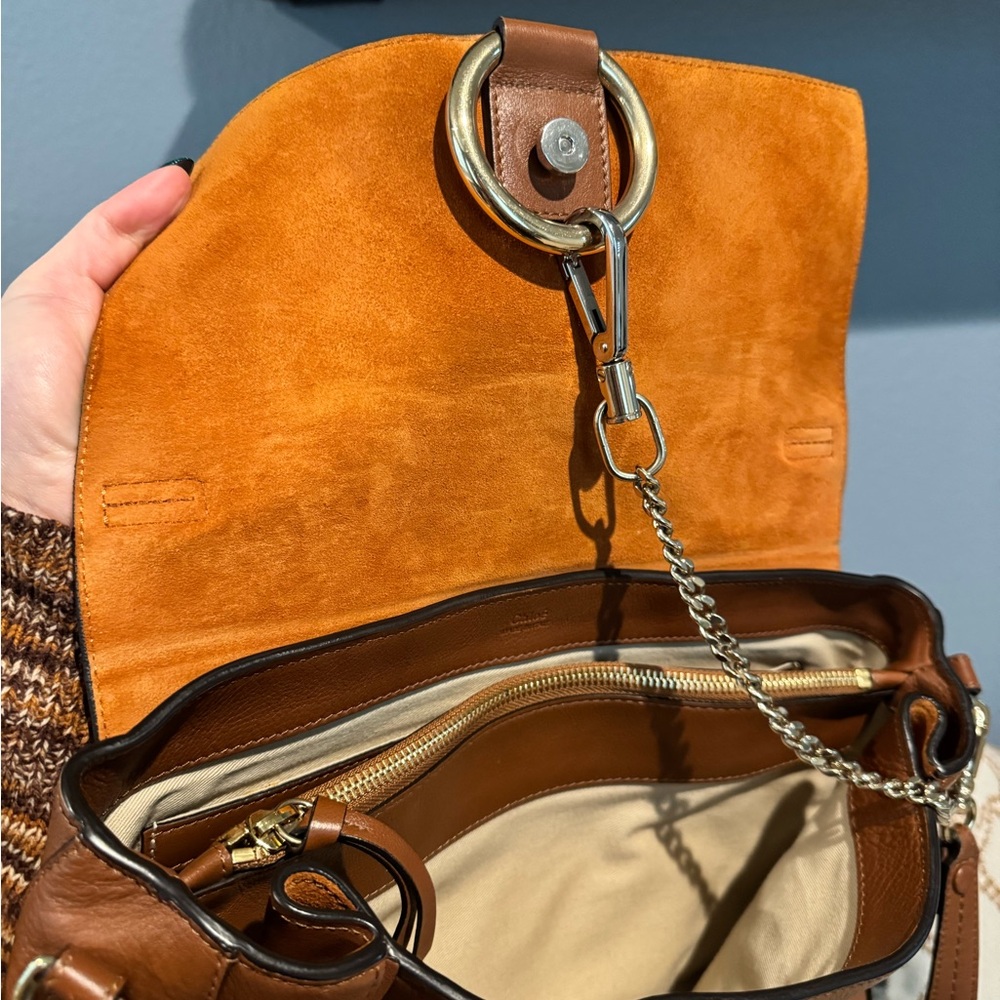 Chloe Calfskin Medium Faye Day Shoulder Bag - Picture 8 of 13